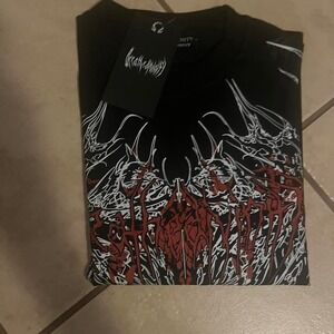 Black and red Breathe Divinity tee
